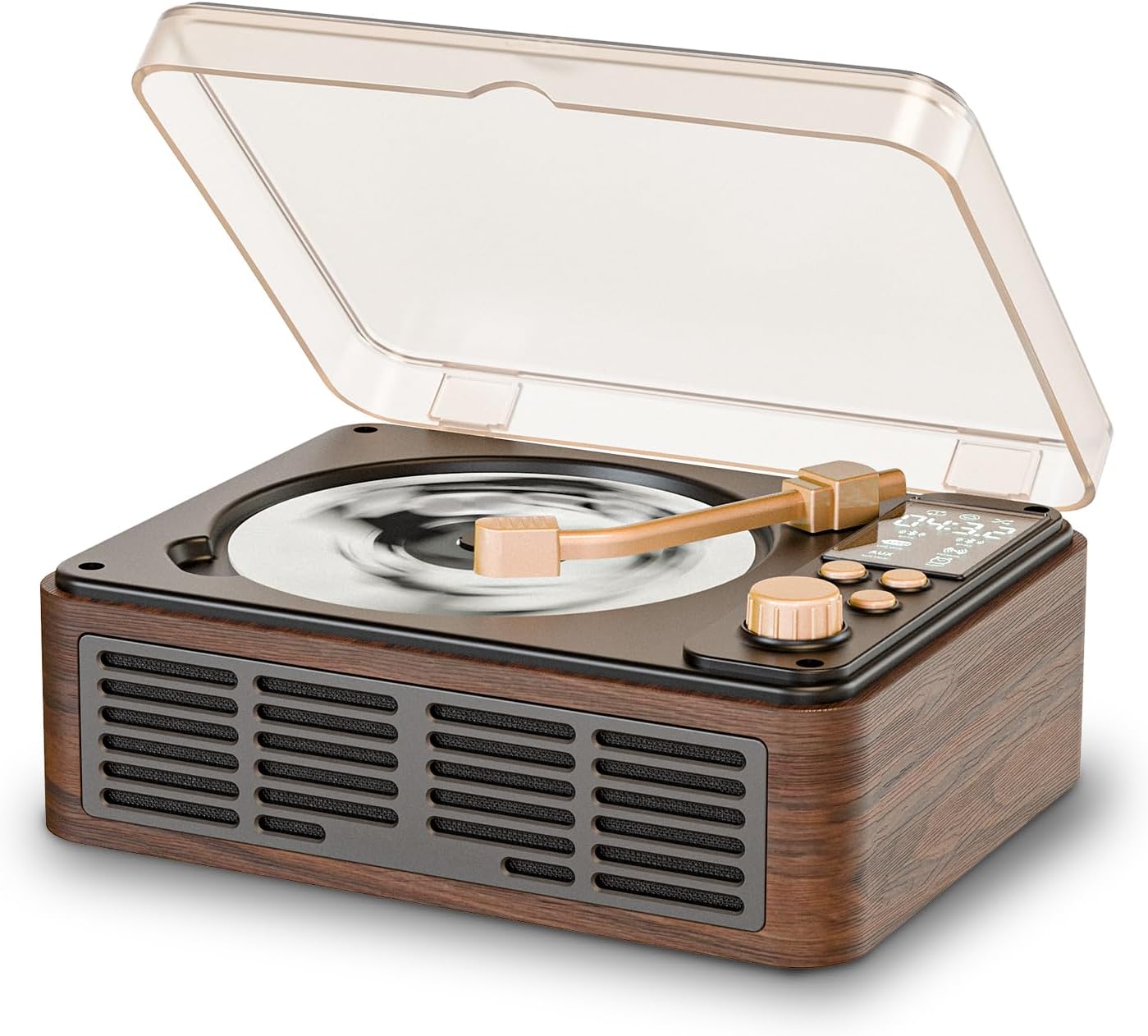 Retro Desktop CD Player with Bluetooth & LCD Screen — authentic vintage gift collectible