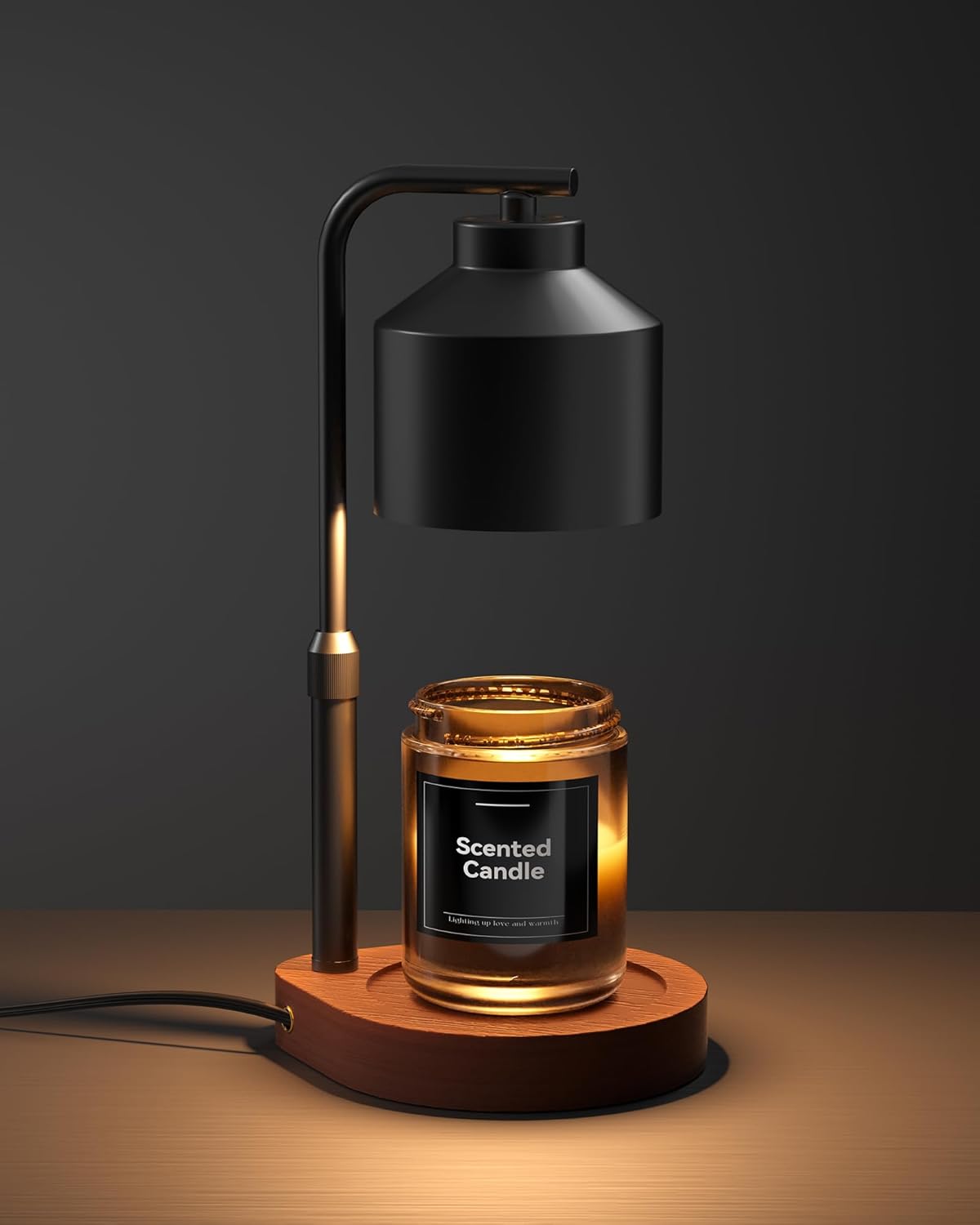 Candle Warmer Lamp with Timer — Vintage Home Decor Gift — authentic vintage gift collectible
