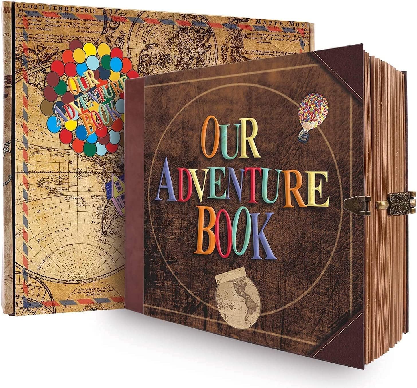 Our Adventure Book Vintage Scrapbook Journal — authentic vintage gift collectible